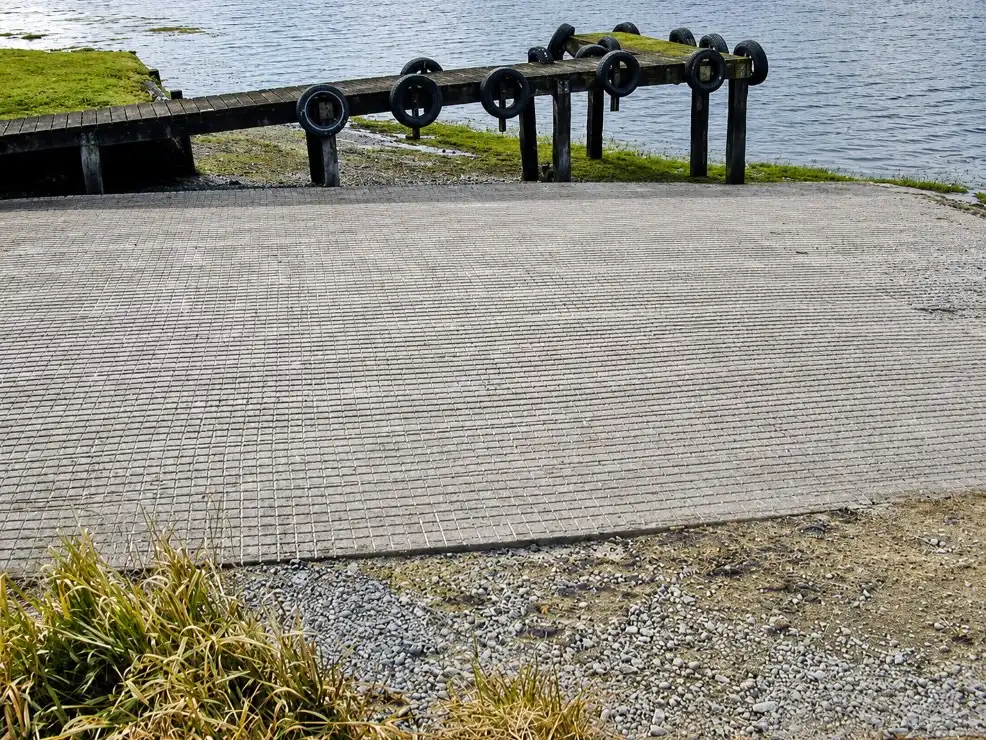 Boat ramp — Lake Karapiro